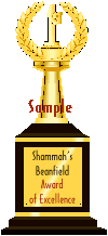 Shammah's Beanfield Award of Excellence
